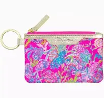 Lilly Pulitzer Zip Top ID Card Case, Me And My Zesty