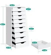 9-Drawer Office File Storage Cabinet by Naomi Home