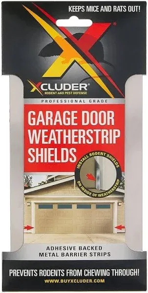 Xcluder Stainless Steel Garage Door Rodent Shield