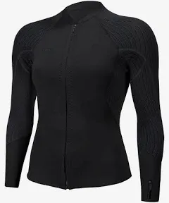 O'Neill Wetsuits Womens Women's Hyperfreak 1.5mm Full Zip Wetsuit Jacket