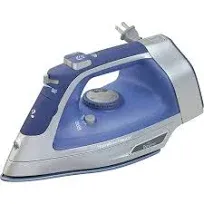 Steam Iron &amp; Vertical Steamer for Clothes with Scratch-Resist<wbr/>ant Durathon 19803