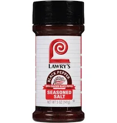 Lawry's Seasoned Salt Black Pepper (5 Ounce , Pack of 3)