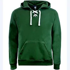 J America Adult Sport Lace Hooded Sweatshirt