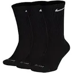 Nike Everyday Plus Crew Socks 3-Pack (Black)