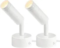 2 Pack Spot Lights Indoor, 120V Up Lights Indoor, LED Accent Spotlight, 3W 