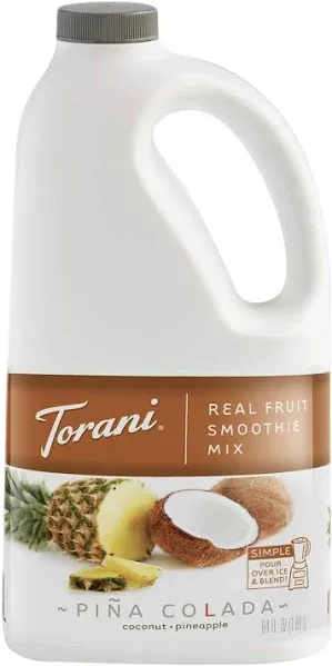 Torani Pina Colada Real Fruit Smoothie Mix - Bottle (64oz)