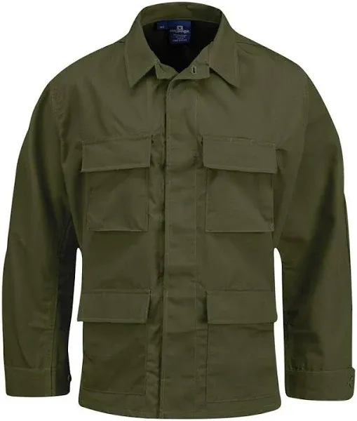 Woodland Camo BDU Coat - 100% Cotton Ripstop