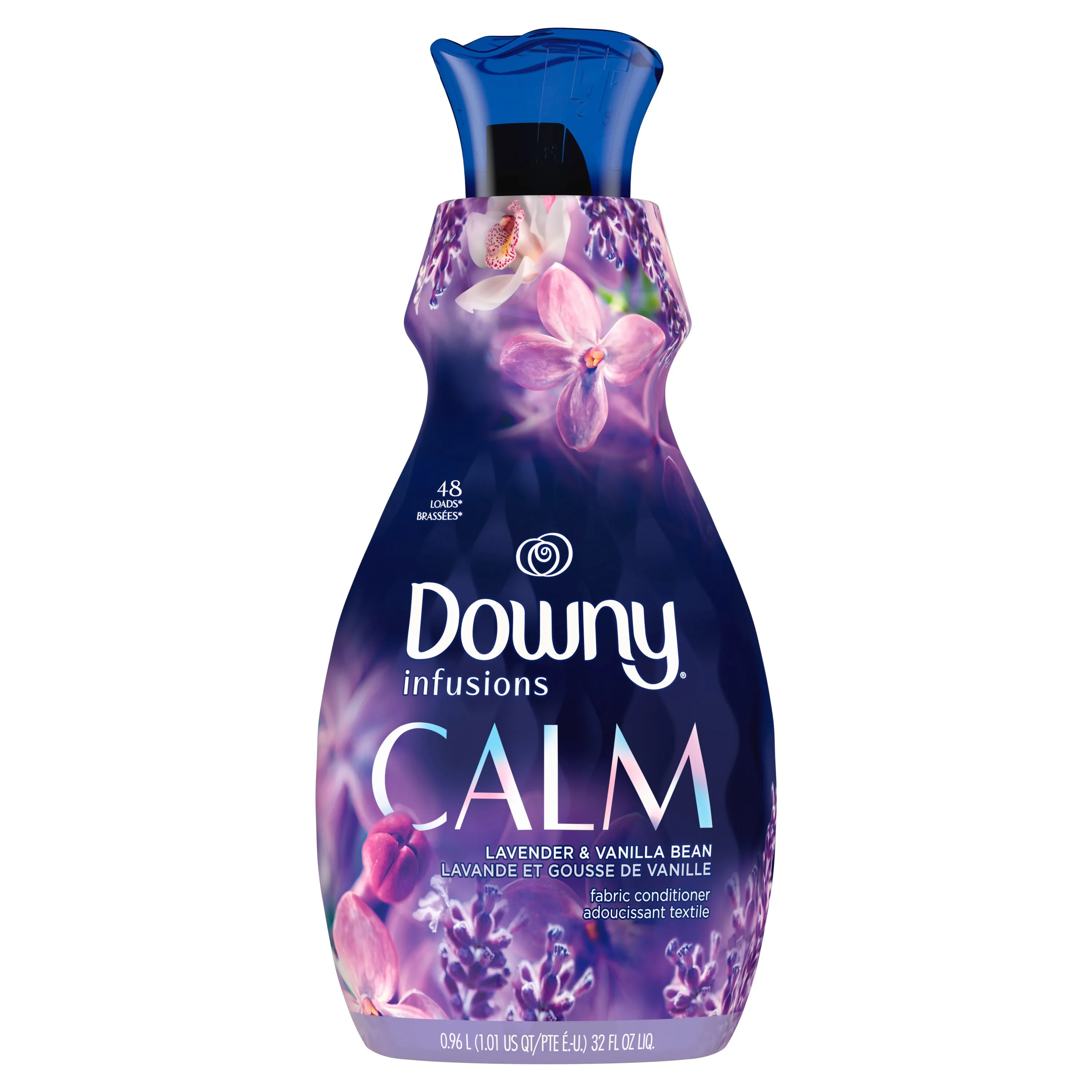 Downy Infusions, Calm Lavender, 48 Loads Liquid Fabric Softener, 32 fl oz