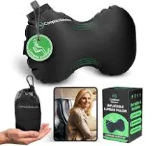 CompactSolutions Inflatable Lumbar Pillow