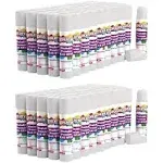 Colorations Premium Glue Sticks, Set of 100, Each Stick 0.17, Dries Clear, Acid Free Glue, Crafts, School Supplies, Classroom, Projects,Washable