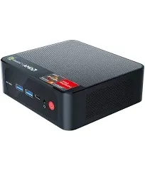 Beelink SER5 PRO Mini PC 8Core AMD Ryzen 7 5800H 16GB DDR4 500GB NVMe M.2 SSDTriple Display 4K@60Hz Output, DP, HDMI,Type-c,Wi-Fi 6,RJ45,W-11 Gaming Office Mini Computer