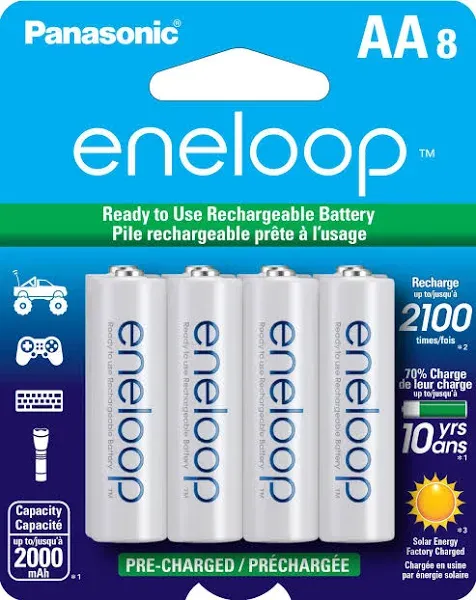 Panasonic Eneloop AAA 800mah Rechargeable Batteries