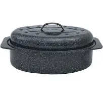 Granite Ware Covered Oval Roaster