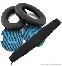 Geekria Headphone Replacement Ear Pad and Headband for Bose QuietComfort QC25 QC35,