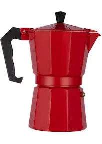 Bialetti - Moka Induction, Moka Pot, Suitable for all Types of Hobs, 4 Cups Espresso (5.7 Oz), Red