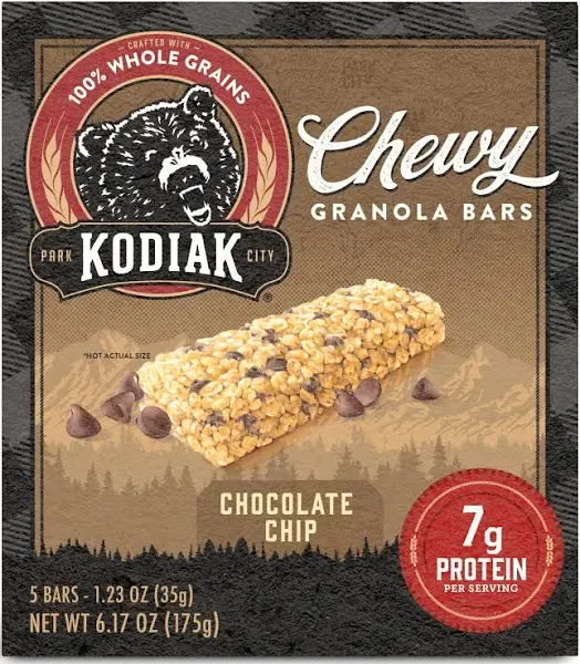 Kodiak Cakes Chocolate Chip Chewy Bars