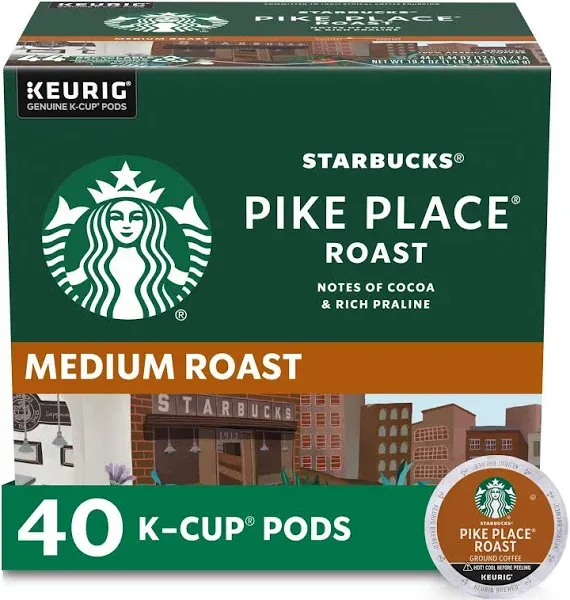 Starbucks K-Cup Pike Place Roast Coffee