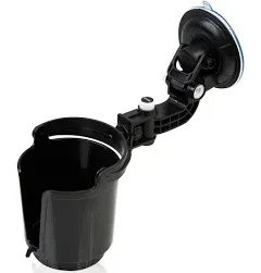 Folding Cup Drink Holder - Black Premium Quality Recessed Sturdy