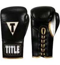 Title Boxeo Mexican Leather Lace Training Gloves Quatro