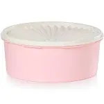 Tupperware Heritage 7.5 Cup Vintage Cookie Canister - Pink