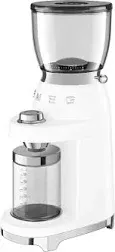 Smeg 50s Style Electric Coffee Grinder CGF01WHEU