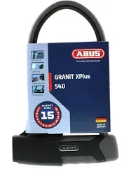 Abus Granit XPlus 540 U-Lock - 4 x 9&#034;, Includes SHB Bracket