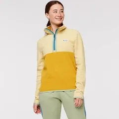 Cotopaxi Women's Amado Fleece Pullover - Small - Wheat / Amber