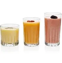 Libbey Brockton 24-Piece Tumbler Rocks and Juice Glass Set