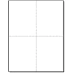 Heavyweight Blank Postcard Paper - 250 Sheets / 1000 Postcards - Desktop Publishing Supplies, Inc. Brand