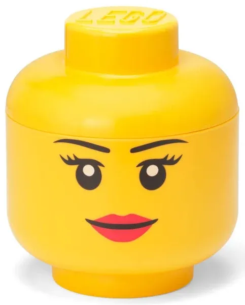 LEGO Large Boy Storage Head Yellow