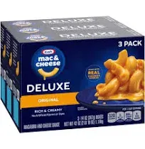 Kraft Deluxe Original Easy Microwavable Macaroni and Cheese Cups (4 ct Pack, 2.39 oz Cups)