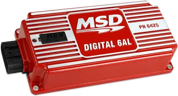 MSD 6425 6AL Ignition Box Digital 6AL with Rev Limiter SBC BBC SBF Chevy Ford