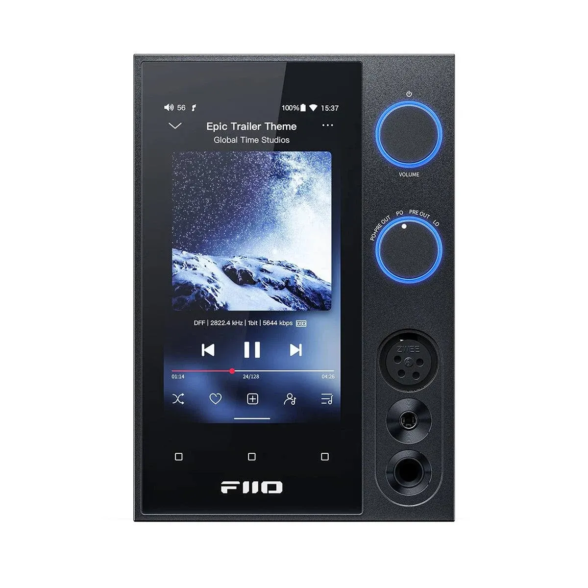 FiiO R7 HD Digital Headphone Amplifier DSD Music Player DC/AC Dual Power Supply