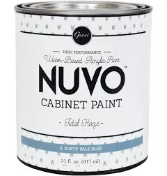 Nuvo Cabinet Paint Titanium Infusion Quart Water Based Paint + Primer Brilliant