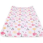 Burt's Bees Baby Changing Pad Cover 100% Organic Jersey Cotton Changing Pad Liner for Standard 16 x 32 Inch Changing