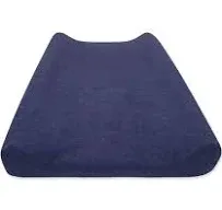 Burts Bees Jersey Changing Pad Cover organic cotton dark blue new #16668