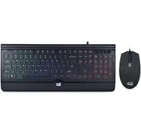 Adesso Illuminated Gaming Keyboard & Mouse Combo