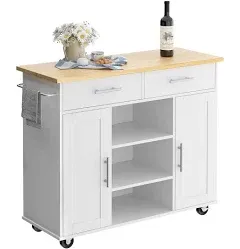 Shintenchi Kitchen Storage Island Cart