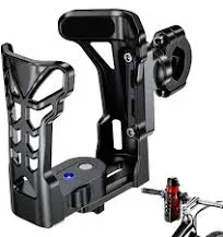 Motorcycle Cup Holder Upgraded Bike Cup Holder With Atmosphere Light 360 Rotatio