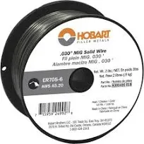 Hobart MIG Welding Wire — ER70S-6 Carbon Steel, .030in., 2-Lb. Spool, Model#