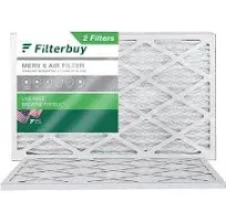 Filterbuy 20x24x1 Air Filter MERV 8 Dust Defense (12-Pack), Pleated HVAC AC F...