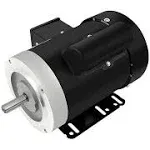 1 HP Electric Motor General Purpose Single Phase Motor 3450 RPM 115/230V 11.2/5.6A 56C Frame TEFC CW/CCW