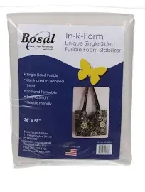 Bosal In-R-Form Single Sided Fusible 1 Yard Foam Stabilizer