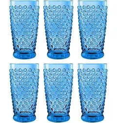 Blue Beaded Acrylic Tumbler Glasses, Set of 6 | Kirklands Home