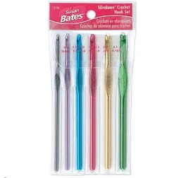 Silvalume Aluminum Crochet Hook Set- - Susan Bates