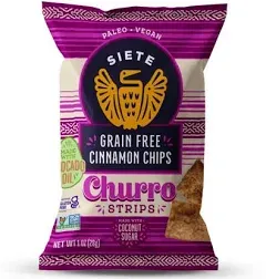 Siete Foods Paleo Vegan Grain Free Churro Cinnamon Strips (5 oz)