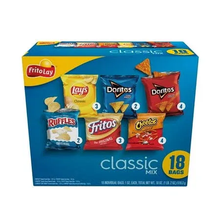 Frito Lay Classic Mix Snack Bags