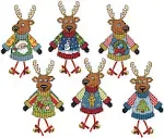 Design Works Plastic Canvas Ornament Kit - Ugly Sweater Reindeer