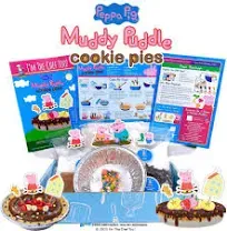 New Peppa Pig Muddy Puddle Cookie Pies Kit DIY Baking Set Educational Kids 3 Pcs