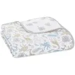 aden + anais essentials Dream Blanket, Muslin Baby Blankets for Girls & Boys, Ideal Lightweight Newborn Nursery & Crib Blanket, Unisex Toddler & Infant Bedding, Shower & Registry Gift, Natural History